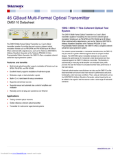 Tektronix OM5110 Datasheet