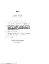 Gigabyte 6BXS User Manual