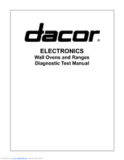 Dacor ELECTRONICS Manual