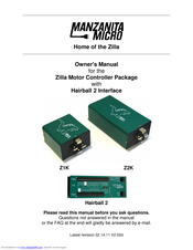 Manzanita Micro Z1K-LV Owner's Manual