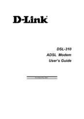 D-Link DSL-310 User Manual