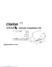 Clarion Sirius Installation Manual