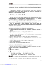 Assan X8 Instruction Manual