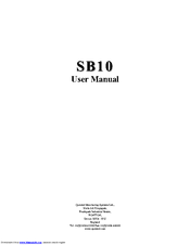 Quested SB10 User Manual