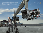 Blackmagicdesign Cameras Installation And Operation Manual