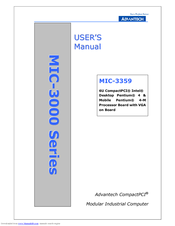 Advantech MIC-3359 User Manual