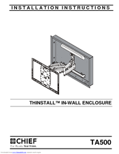 Chief Thinstall TA500 Manuals | ManualsLib