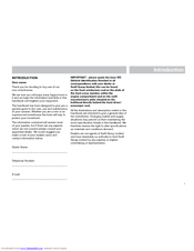 Swift Group 2011 Owner's Manual