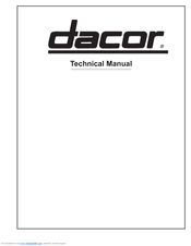 Dacor CPTD Technical Manual