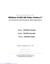 Qvidium QVDEC User Manual