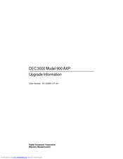 Digital Equipment DEC 3000 900 AXP Information