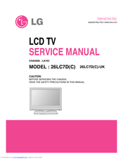 LG 26LC7C Service Manual