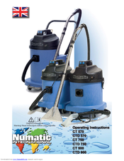 Numatic CTD 900 Operating Instructions Manual