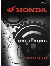 Honda TRX680FA Service Manual