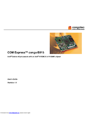 Congatec COM Express conga-B915 User Manual