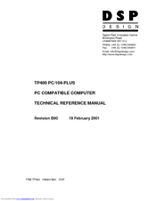 DSP 104-plus Reference Manual