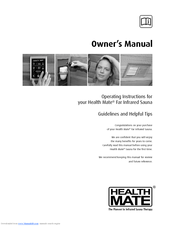 Health Mate Far Infrared Sauna Manuals Manualslib