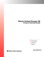 Hitachi Unified Storage VM Product Overview Manual