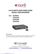 CCTV SDVR004A Quick Manual