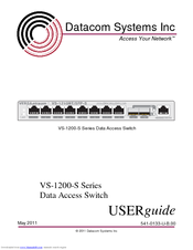 Datacom Systems VS-1200-S Series User Manual
