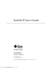 Sun Microsystems SunSAI/P User Manual