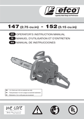Efco 147 Operator's Instruction Manual