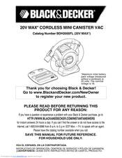 Black & Decker 20V MAX User Manual