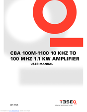 Teseo CBA 100M-1100 User Manual