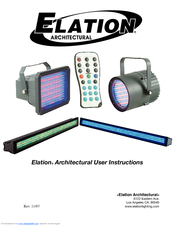 Elation Outdoor LED Par Fixture ELAR EXPAR User Instructions