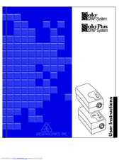Respironics Solo User Instructions