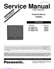 Panasonic CT-24SX11UE AP367 Service Manual