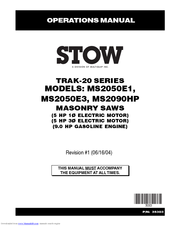Stow MS2050E1 Operation Manual