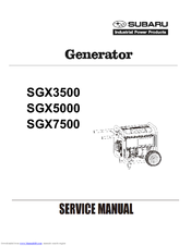 Subaru SGX3500 Service Manual