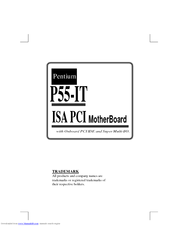 Pentium P55-IT User Manual