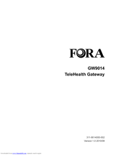 Fora GW9014 User Manual