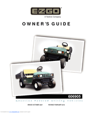 Ezgo 606905 Owner's Manual