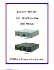 PORTech MV-370 User Manual