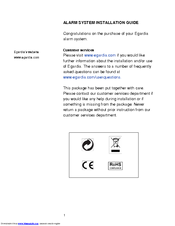 Egardia alarm system Nstallation Manual