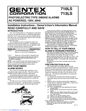Gentex 710LS Installation And User Manual