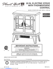 Pleasant Hearth ES-322T Important Instructions Manual