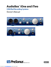 Presonus AudioBox iTwo Manuals | ManualsLib