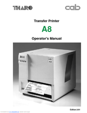 CAB A8 Operator's Manual