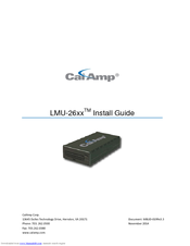 Cal Amp LMU-26 Series Install Manual