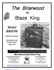 Blaze King BRIARWOD BRII/90 Manual
