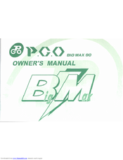 PGO Big Max 90 Owner's Manual