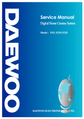 Daewoo DHC-X200 Service Manual