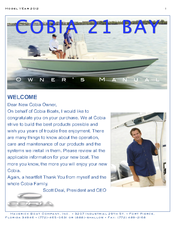 Maverick Boat Company Cobia21 Bay Owner's Manual