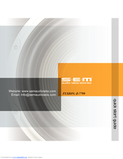S.E.M. Fusion Z-7799 Quick Start Manual