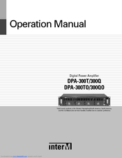 Inter-m DPA-300QO Operation Manual