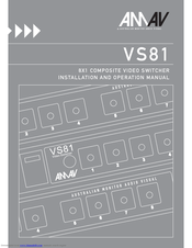 AMAV VS81 Installation And Operation Manual